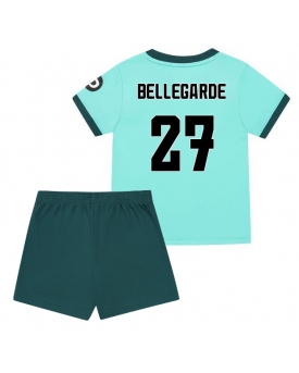 Billige Fotballdrakt Wolves Jean-Ricner Bellegarde #27 Replika Bortedraktsett Barn 2025-26 Kortermet (med bukser)